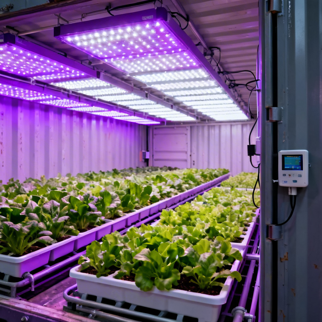 Container farm for controlled environment spice cultivation